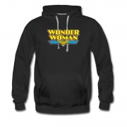 Men's Wonder Woman Cartoon Classic Logo Hoodie