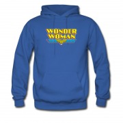 Men's Wonder Woman Cartoon Classic Logo Hoodie