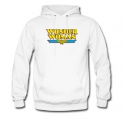 Men's Wonder Woman Cartoon Classic Logo Hoodie