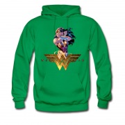 Men's Wonder WOman Cartoon Hoodie