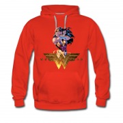 Men's Wonder WOman Cartoon Hoodie