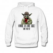 Men's yoda come as you are you must Hoodie
