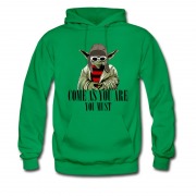 Men's yoda come as you are you must Hoodie