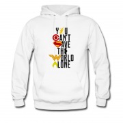 Men's You Can't Save The World Alone Justice League Hoodie