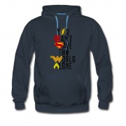 Men's You Can't Save The World Alone Justice League Hoodie