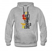 Men's You Can't Save The World Alone Justice League Hoodie