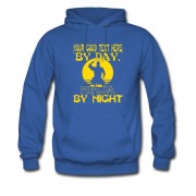 Men's Your Ninja By Night Text Here Hoodie