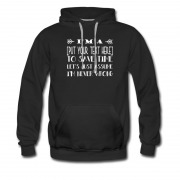 Men's Your Own Text Available Hoodie