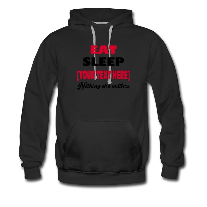 Men's Your Own Text Here Available Hoodie