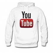 Men's Youtube Logo Cover Hot Awesome Hoodie