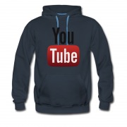 Men's Youtube Logo Cover Hot Awesome Hoodie