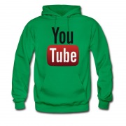 Men's Youtube Logo Cover Hot Awesome Hoodie